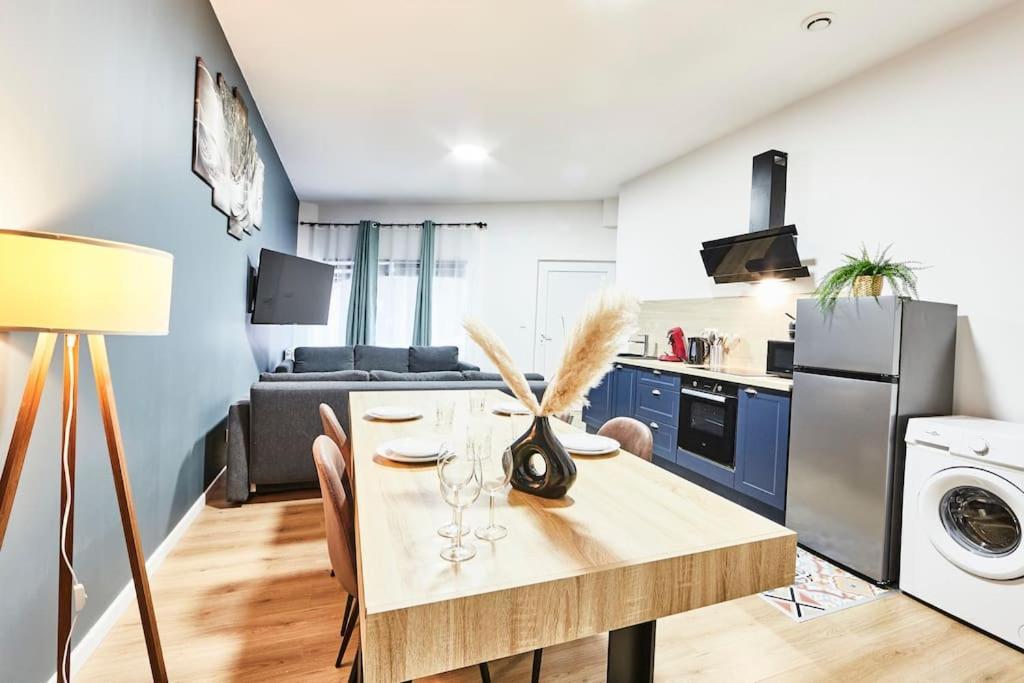 Rb-0D - Appartement Entier F3 Au Rdc De 1 A 6 Pers Mulhouse Bagian luar foto